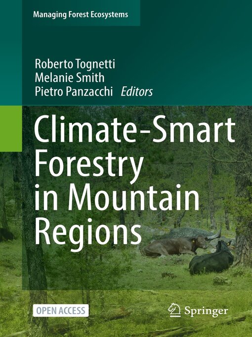 Title details for Climate-Smart Forestry in Mountain Regions by Roberto Tognetti - Available